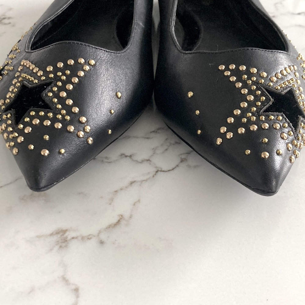 MICHAEL KORS Women’s LEATHER Slip On Flat Shoes Size 8M - Picture 4 of 7